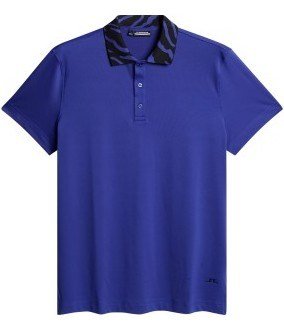 J.Lindeberg Karter polo de hombre, clematis blue
