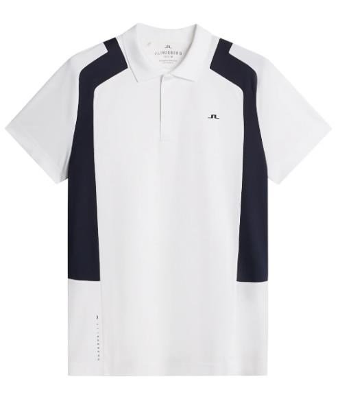 J.Lindeberg Legacy polo de hombre, blanco