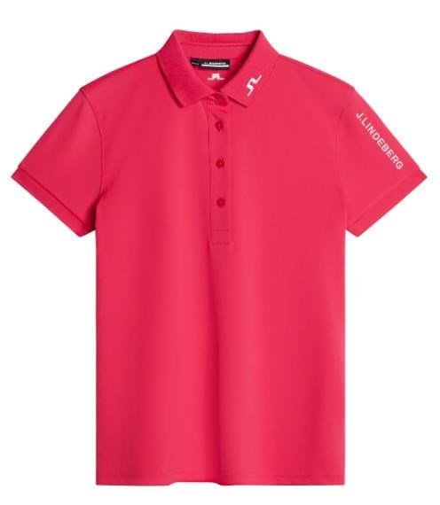 J.Lindeberg Tour Tech polo de mujer, azalea