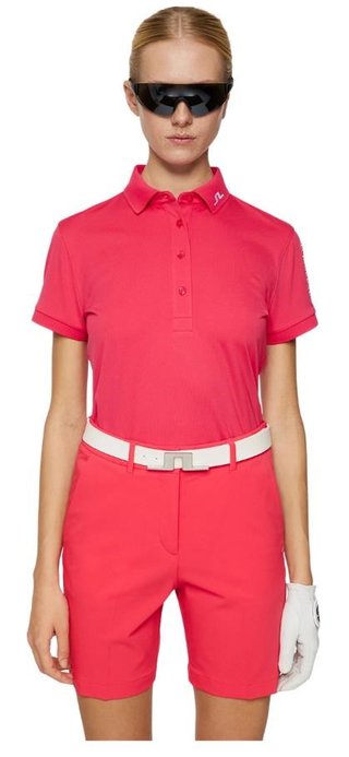 J.Lindeberg Tour Tech polo de mujer, azalea