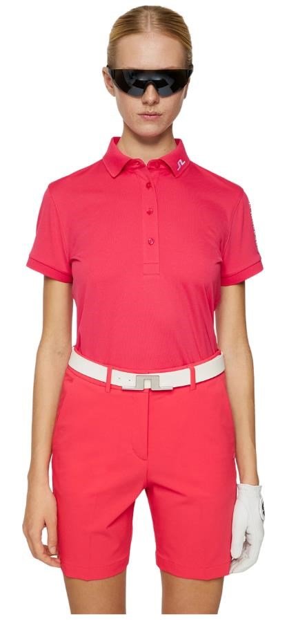 J.Lindeberg Tour Tech polo de mujer, azalea