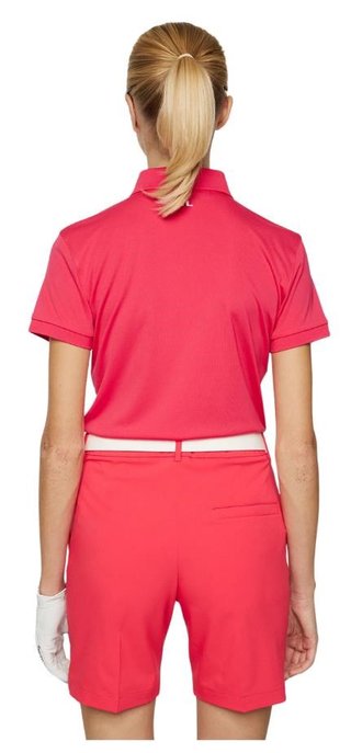 J.Lindeberg Tour Tech polo de mujer, azalea