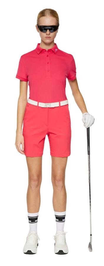 J.Lindeberg Tour Tech polo de mujer, azalea