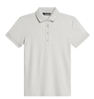 J.Lindeberg Tour Tech polo de mujer, moonbeam