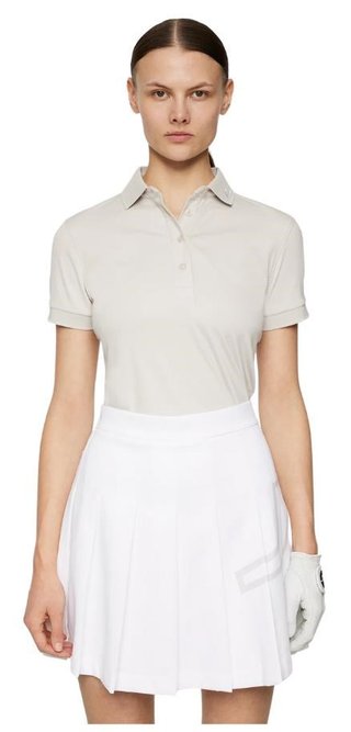 J.Lindeberg Tour Tech polo de mujer, moonbeam