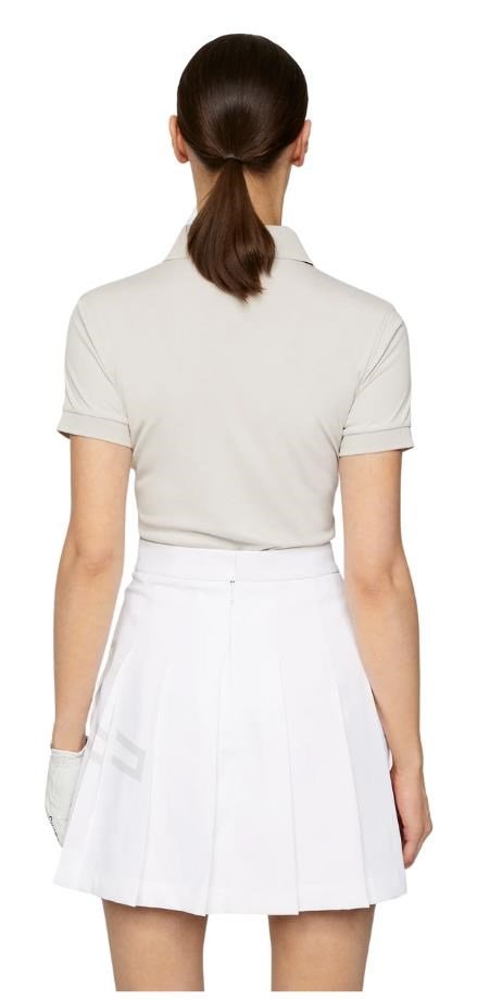 J.Lindeberg Tour Tech polo de mujer, moonbeam