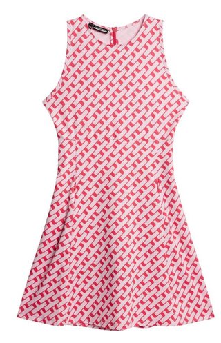 J.Lindeberg Cora Print vestido de mujer, tour geo pink