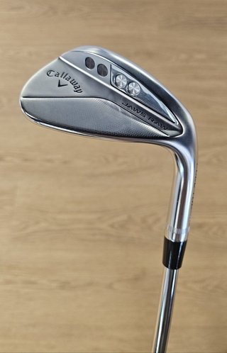 DEMO Callaway Jaws Raw Full Toe Chrome wedge, acero