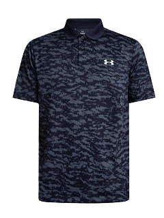 Under Armour Matchplay Printed polo de hombre, midnight navy