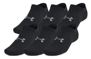 Under Armour Essential No Show calcetines unisex (6 pares), negro