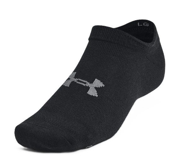 Under Armour Essential No Show calcetines unisex (6 pares), negro