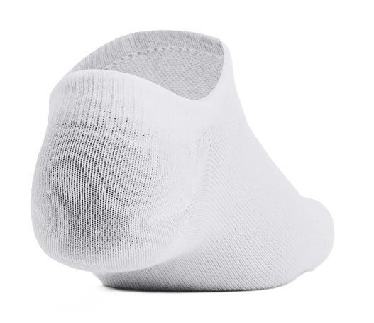 Under Armour Essential No Show calcetines unisex (6 pares), blancos