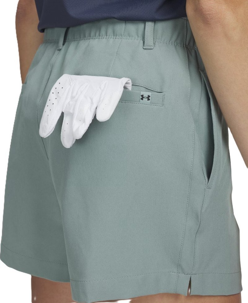 Under Armour Drive 9cm pantalones cortos de mujer, silica green