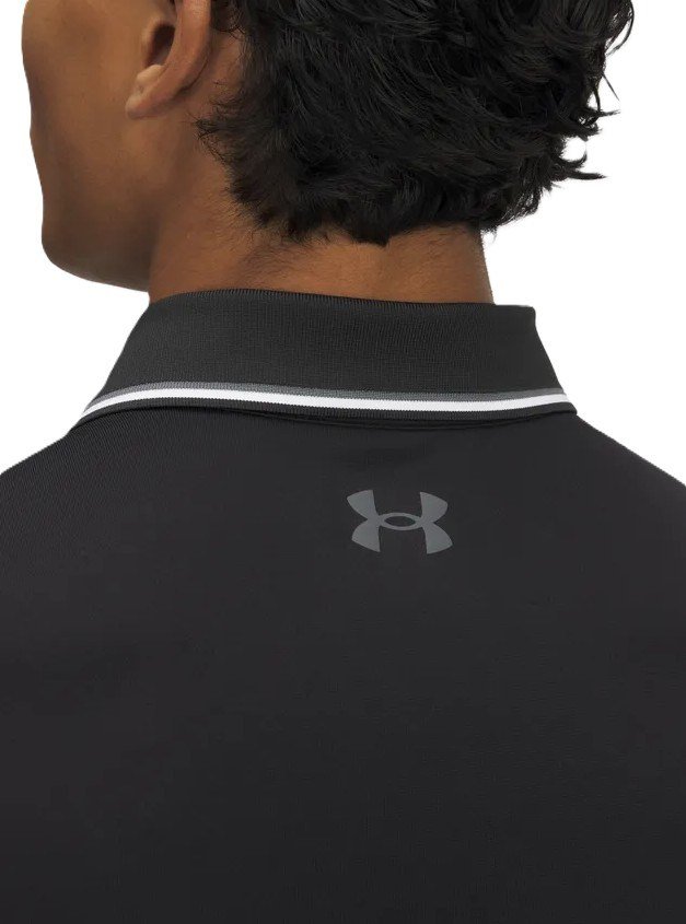 Under Armour Playoff 3.0 Rib polo de hombre, negro