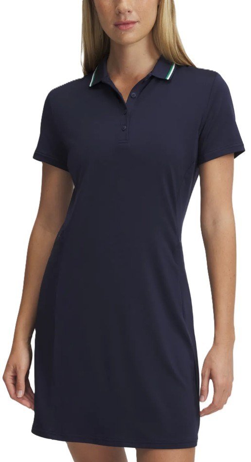 Under Armour Drive SS vestido de golf de mujer, midnight navy