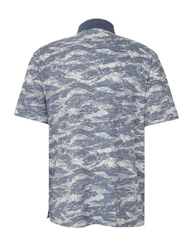 Under Armour Drive Chill Printed polo de hombre, downpour gray