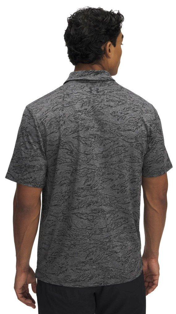 Under Armour Drive Jacquard polo de hombre, negro