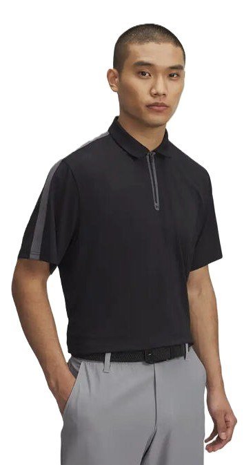 Under Armour Drive Zip polo de hombre, negro