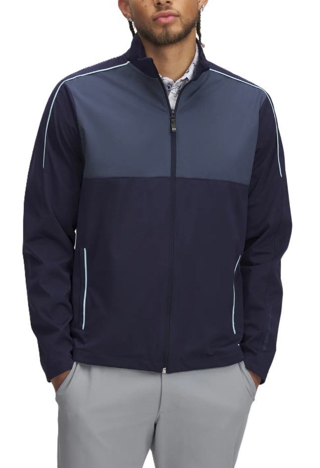 Under Armour Drive Wind Full Zip sudadera con cremallera completa para hombre, midnight navy