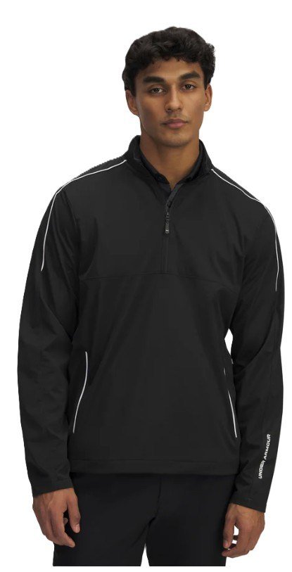 Under Armour Drive Wind Half Zip chaqueta cortavientos para hombre, negra