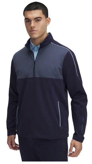 Under Armour Drive Wind Half Zip chaqueta cortavientos para hombre, midnight navy