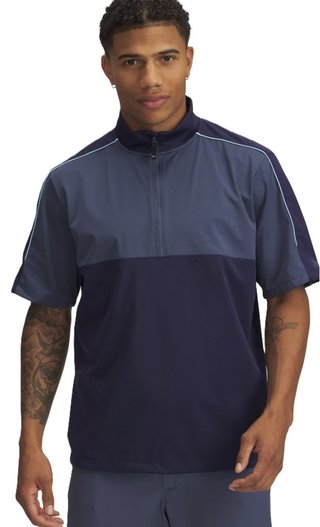 Under Armour Drive Wind Short Sleeve chaqueta cortavientos para hombre, midnight navy