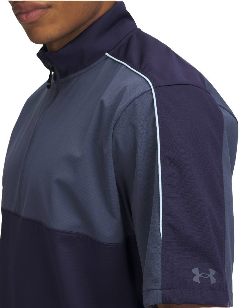 Under Armour Drive Wind Short Sleeve chaqueta cortavientos para hombre, midnight navy
