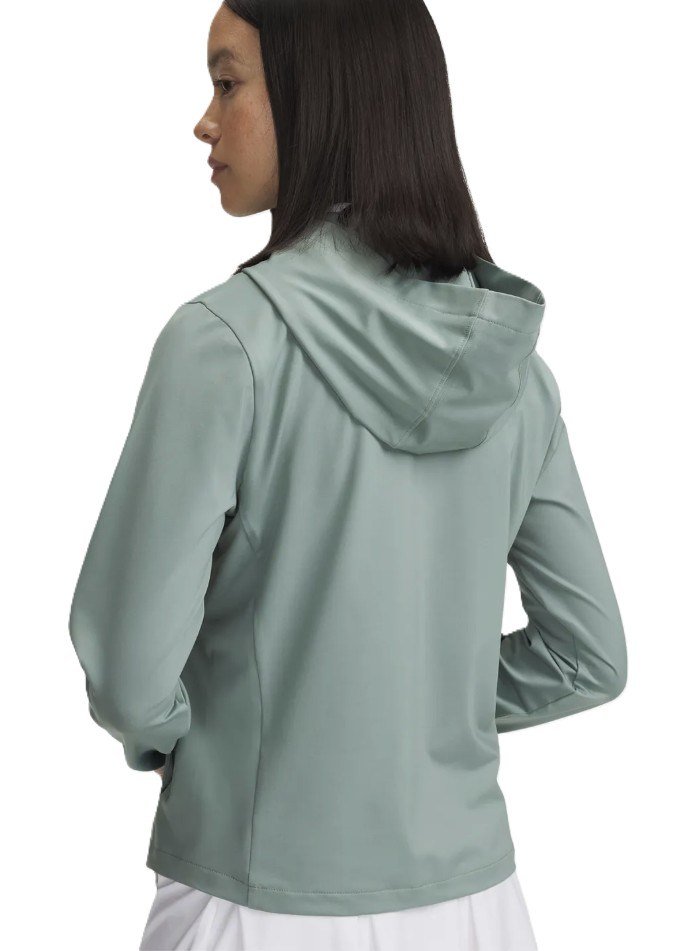 Under Armour Drive Full Zip HD sudadera de mujer, verde silica