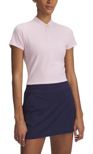 Under Armour Drive Chill SS polo de mujer, prime pink