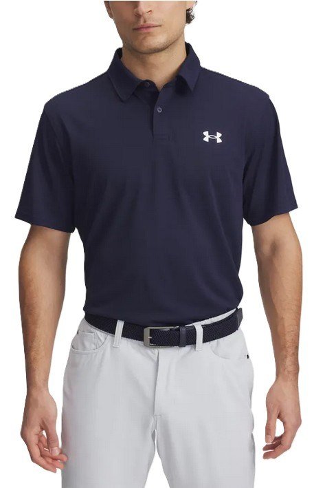 Under Armour T2G Pique polo de hombre, midnight navy