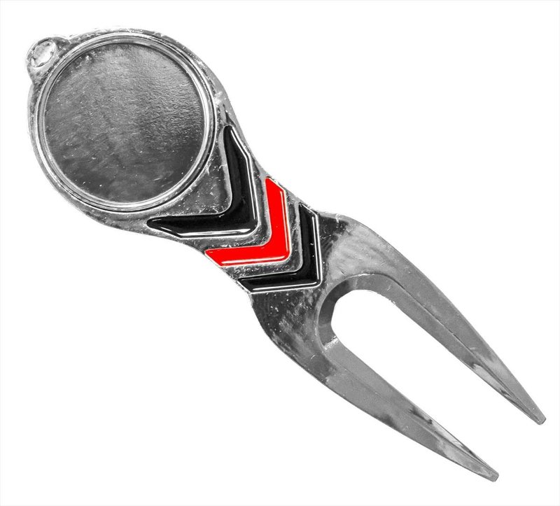 Longridge Apex Arrow marcador de bola + pitchfork, plata