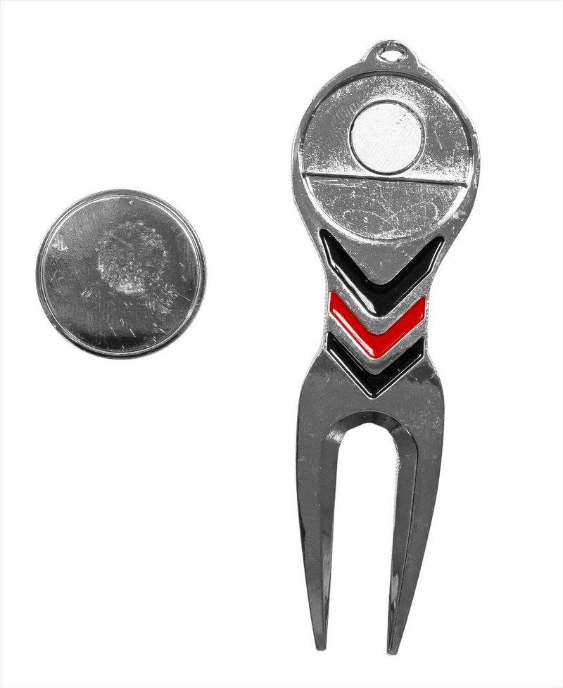 Longridge Apex Arrow marcador de bola + pitchfork, plata