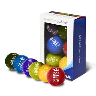 Longridge Keep Calm pelotas de golf, mix de colores