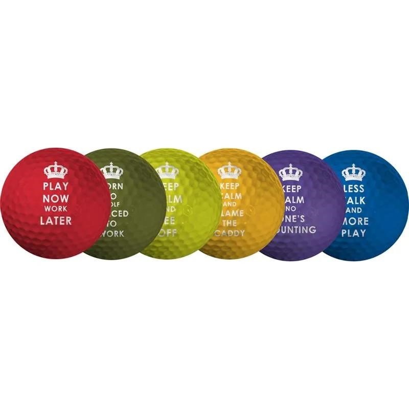 Longridge Keep Calm pelotas de golf, mix de colores