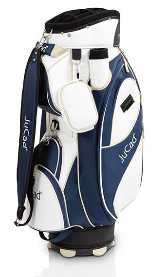 JuCad Style cart bag, blanco/azul
