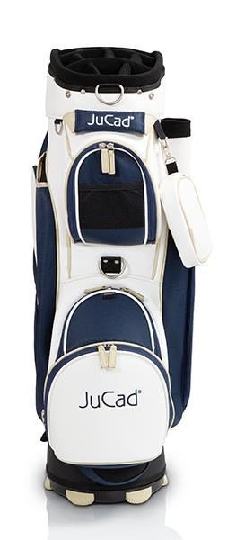 JuCad Style cart bag, blanco/azul