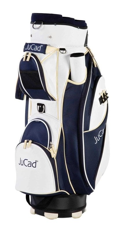 JuCad Style cart bag, blanco/azul
