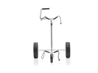 JuCad Titan trolley manual de 3 ruedas + bolsa de transporte JTT, titanio