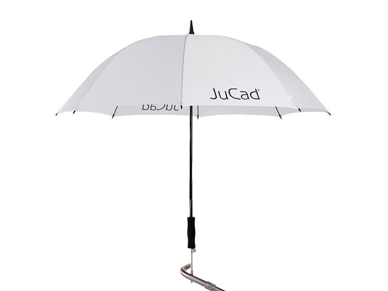 JuCad paraguas de golf telescópico 68" con pin, blanco