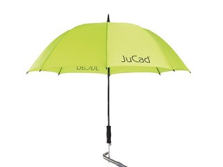JuCad paraguas de golf telescópico 68" con pin, verde