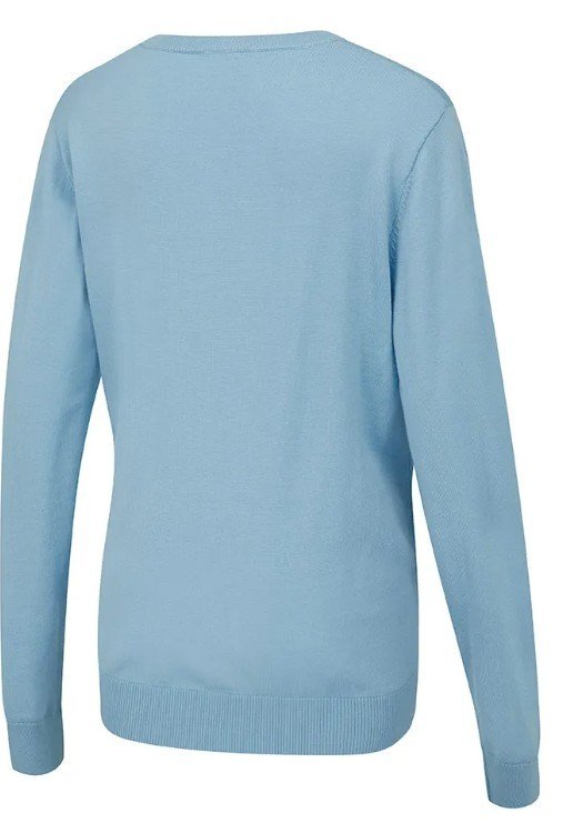 PING Tatton jersey de cuello en V de mujer, azul cielo