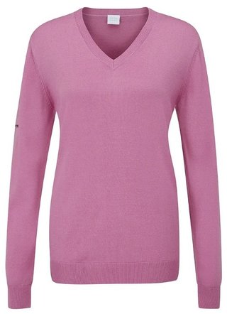 PING Tatton jersey de cuello en V de mujer, rosa