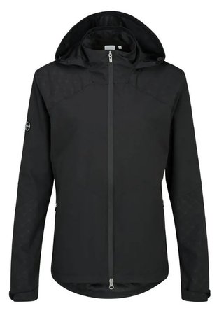 PING Milli Hooded chaqueta impermeable de mujer, negra