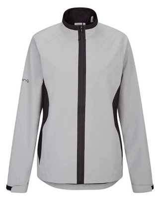 PING Stevie chaqueta impermeable de mujer, gris/negro