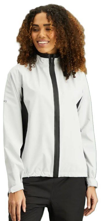 PING Stevie chaqueta impermeable de mujer, gris/negro