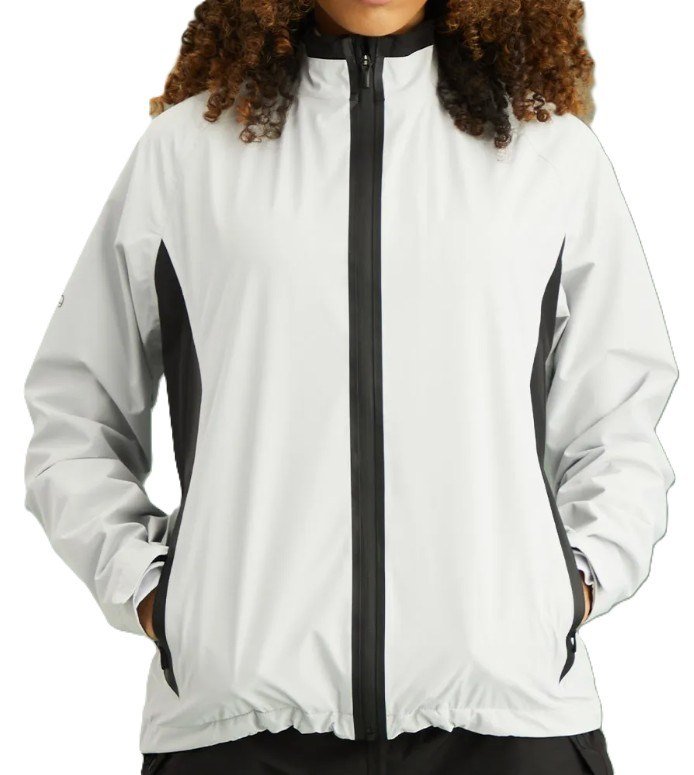 PING Stevie chaqueta impermeable de mujer, gris/negro