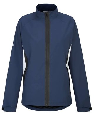 PING Stevie chaqueta impermeable de mujer, azul/blanco