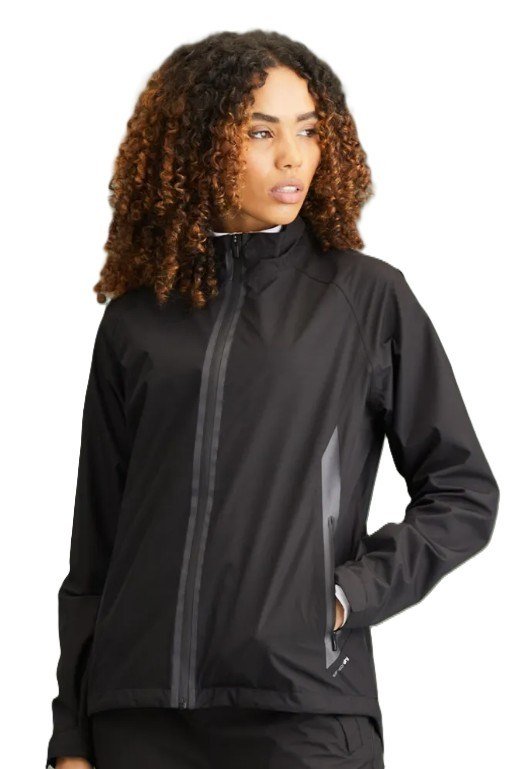 PING Stevie chaqueta impermeable de mujer, negra