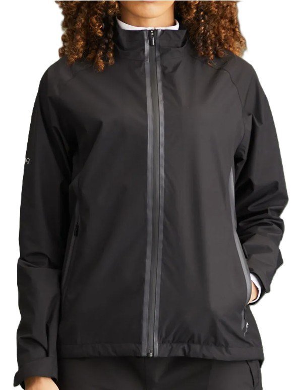 PING Stevie chaqueta impermeable de mujer, negra