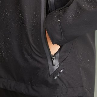 PING Stevie chaqueta impermeable de mujer, negra